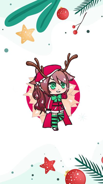 Gacha Life Christmas Gacha wallpaper 13 - free HD download