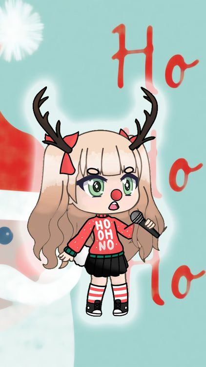 Gacha Life Christmas Gacha wallpaper 9 - free HD download