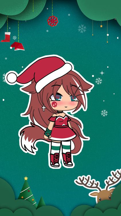 Gacha Life Christmas Gacha wallpaper 6 - free HD download