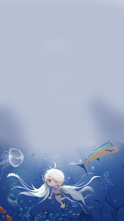 Gacha Life Spin the Wheel Blue wallpaper