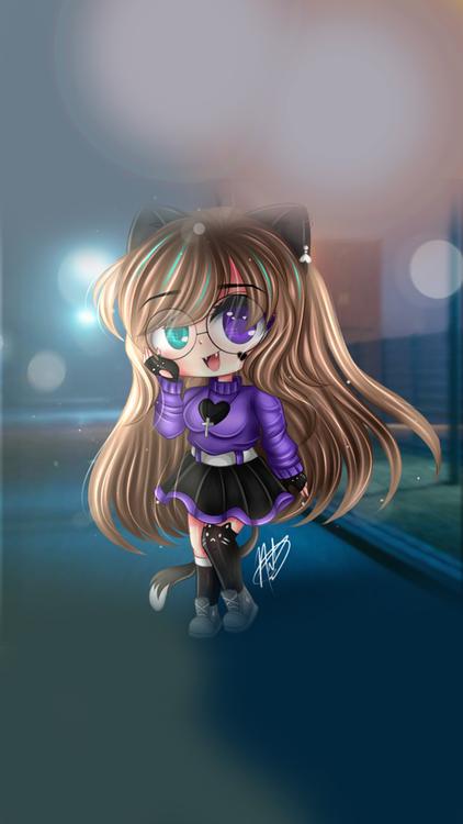 Gacha Life Spin the Wheel HD wallpaper for phone and desktop