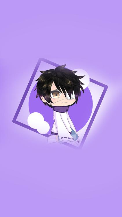 Gacha Life Spin the Wheel Purple wallpaper