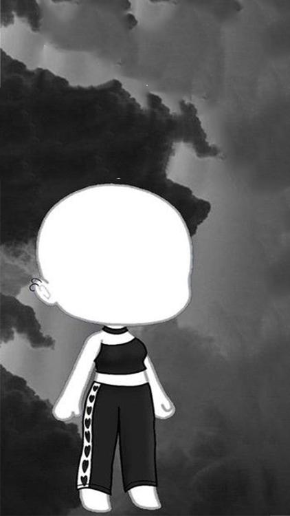 Gacha Life Gacha Life Dress Up Gray wallpaper