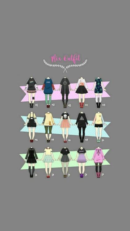 Gacha Life Gacha Life Dress Up Gray wallpaper