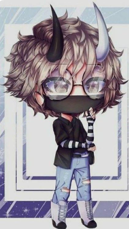 Gacha Life Gacha Life Dress Up Gray wallpaper