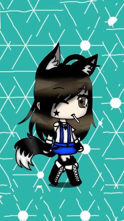 Gacha Life Gacha Life Dress Up Cyan wallpaper