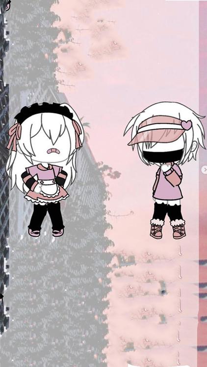 Gacha Life Gacha Life Dress Up Gray wallpaper