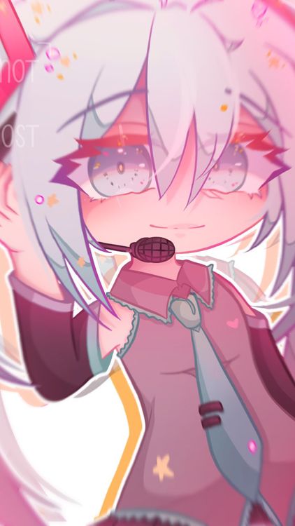 Gacha Life Gacha Girl Red wallpaper