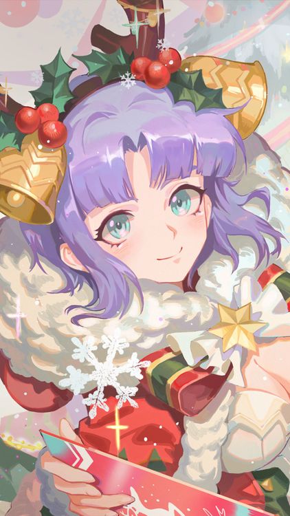 Gacha Life Gacha Xmas Gray wallpaper