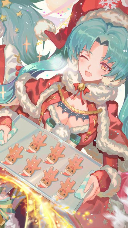 Gacha Life Gacha Xmas Yellow wallpaper