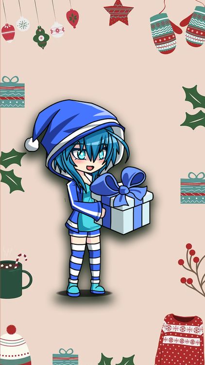 Gacha Life Gacha Xmas wallpaper 9 - free HD download