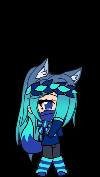 Gacha Life Gacha Universal Black wallpaper