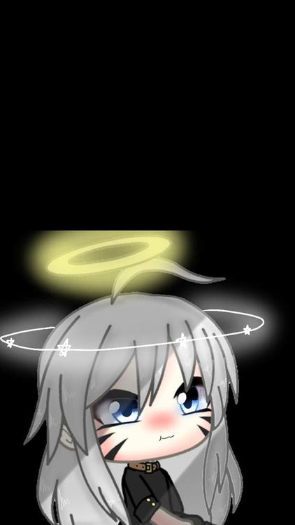 Gacha Life Gacha Universal Black wallpaper