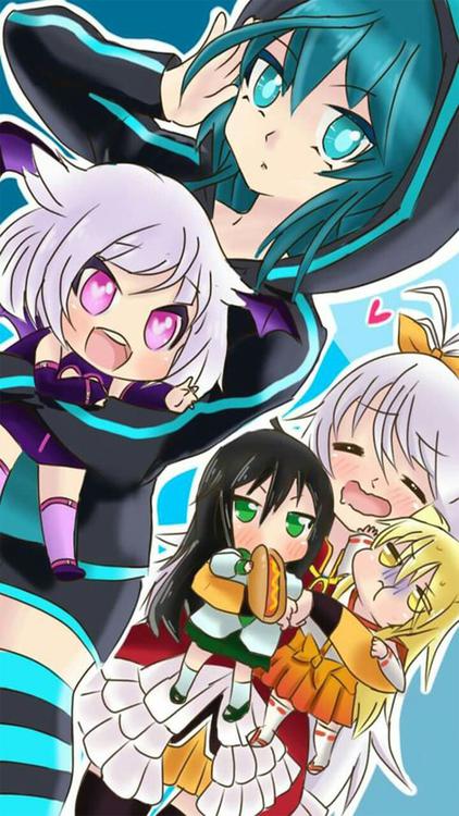 Gacha Life BFF Gray wallpaper