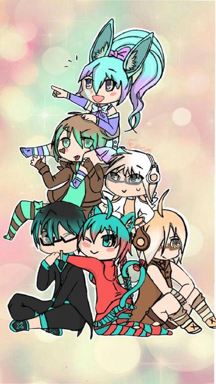 Gacha Life BFF Yellow wallpaper