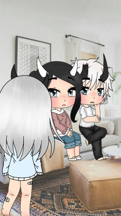 Gacha Life BFF Gray wallpaper