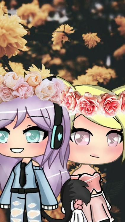 Gacha Life BFF Black wallpaper