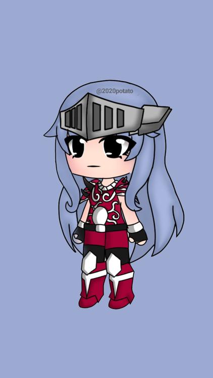 Gacha Life Goodgach Blue wallpaper