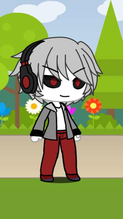 Gacha Life Gothic Gacha Green wallpaper