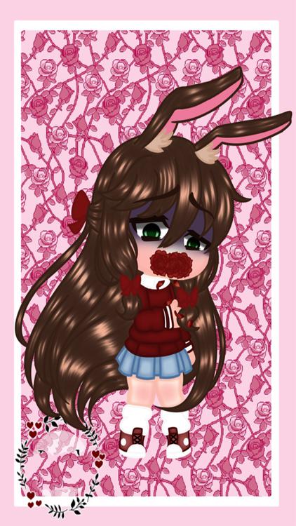 Gacha Life Gothic Gacha Pink wallpaper