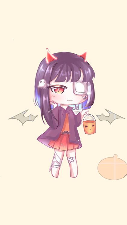 Gacha Life Halloween Gacha wallpaper 1 - free HD download