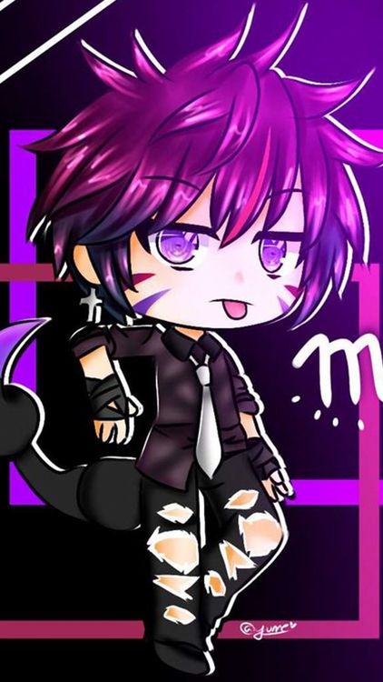 Gacha Life Gacha Hard Girl Black wallpaper