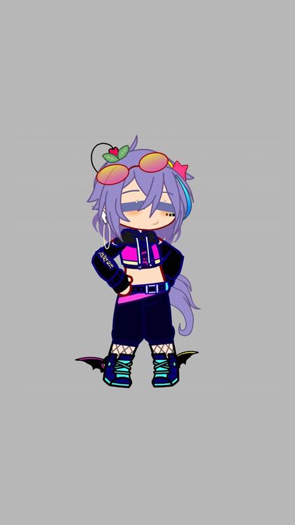 Gacha Life @kyydayy_2k8 Gray wallpaper