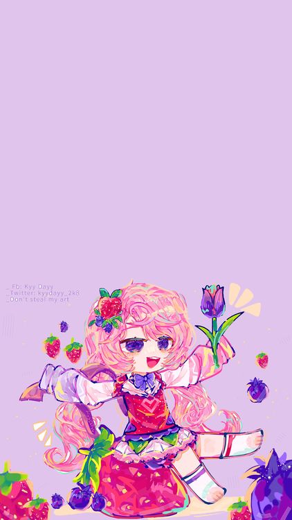 Gacha Life @kyydayy_2k8 Pink wallpaper