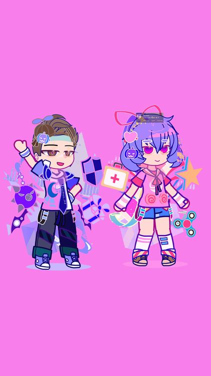 Gacha Life @kyydayy_2k8 Pink wallpaper