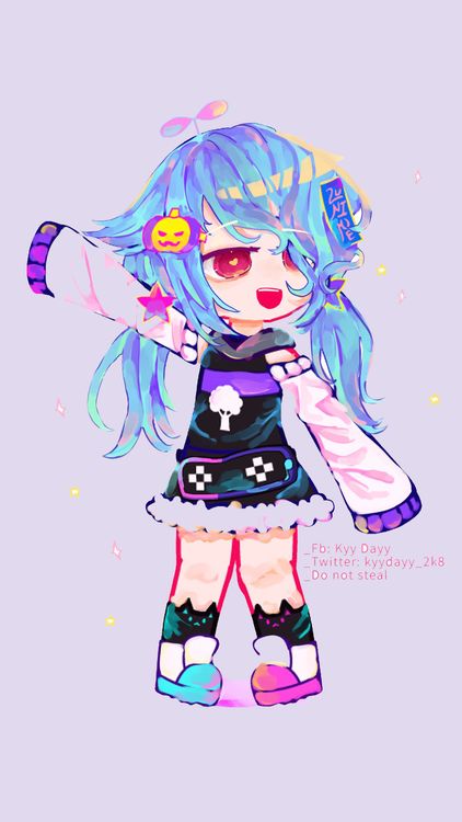 Gacha Life @kyydayy_2k8 Pink wallpaper