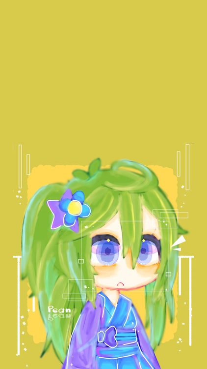 Gacha Life @kyydayy_2k8 Yellow wallpaper