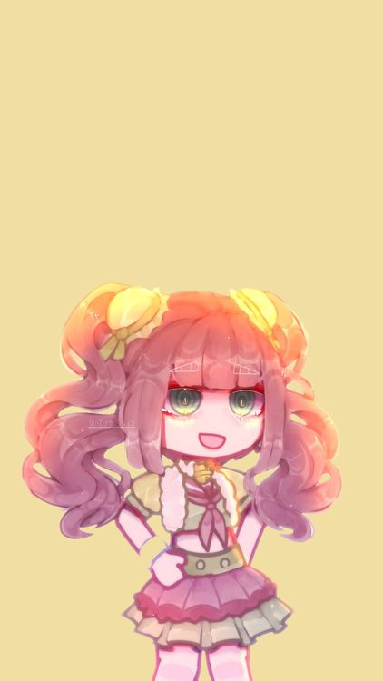 Gacha Life @kyydayy_2k8 Orange wallpaper