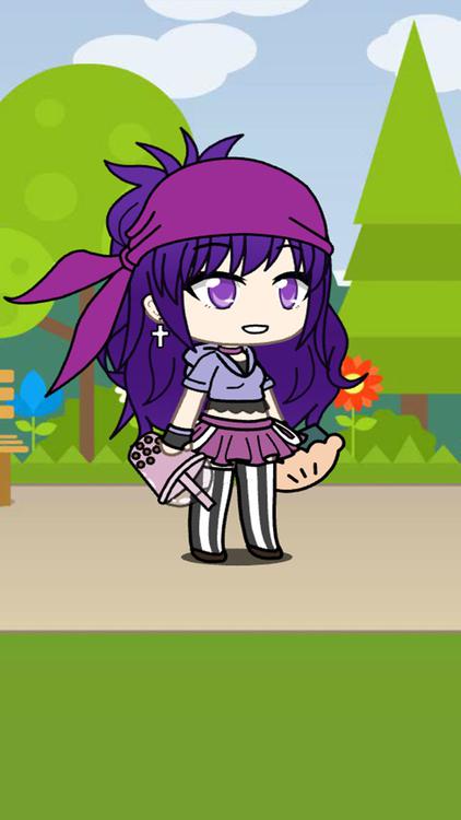 Gacha Life Gacha Nox Green wallpaper