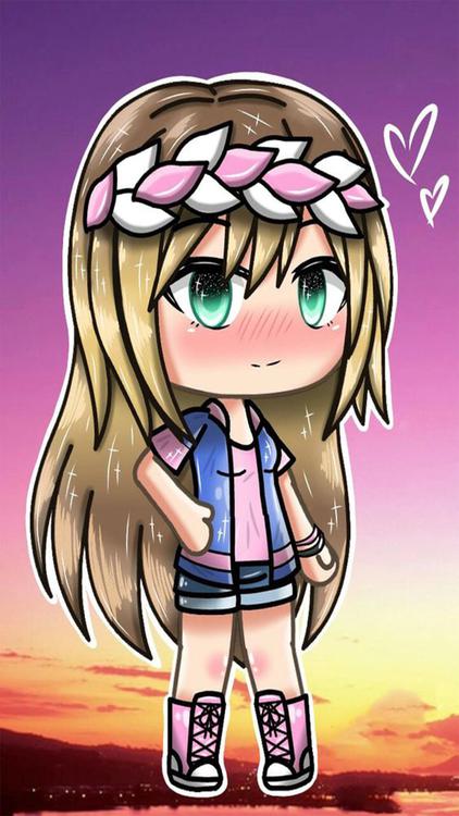 Gacha Life Lunime Purple wallpaper