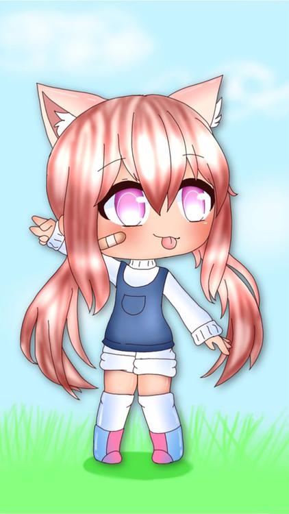 Gacha Life Lunime Cyan wallpaper