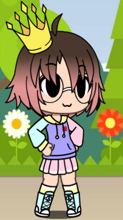 Gacha Life Lunime Yellow wallpaper