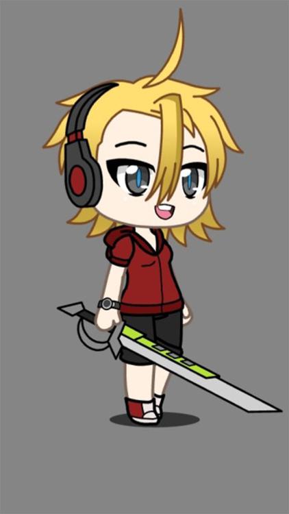 Gacha Life Lunime Gray wallpaper