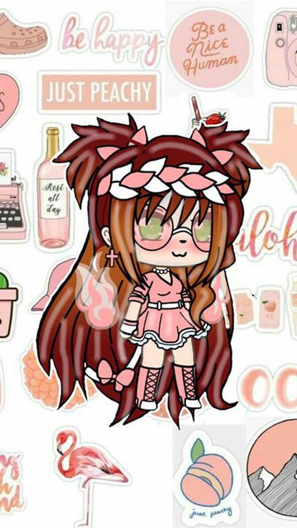 Gacha Life Lunime White wallpaper