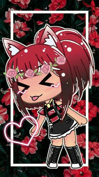 Gacha Life Lunime Black wallpaper