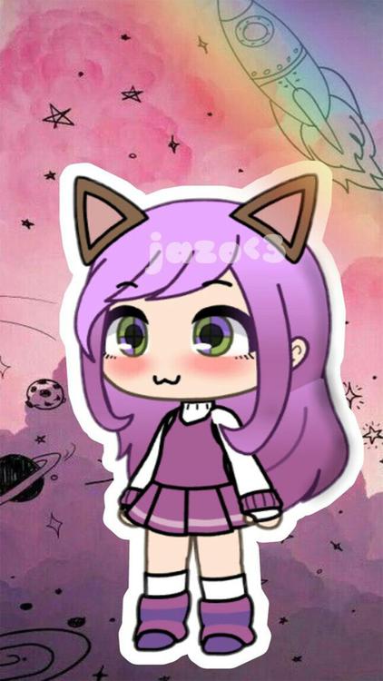 Gacha Life Lunime Pink wallpaper