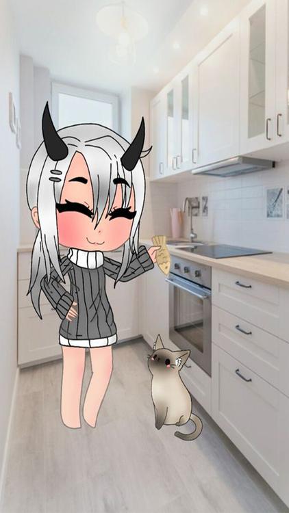 Gacha Life Lunime Gray wallpaper