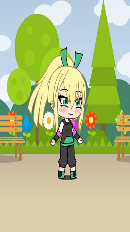 Gacha Life Lunime Yellow wallpaper