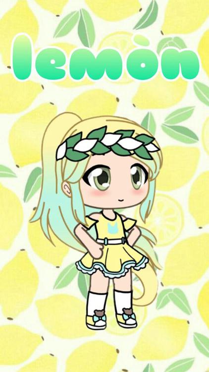 Gacha Life Lunime Yellow wallpaper