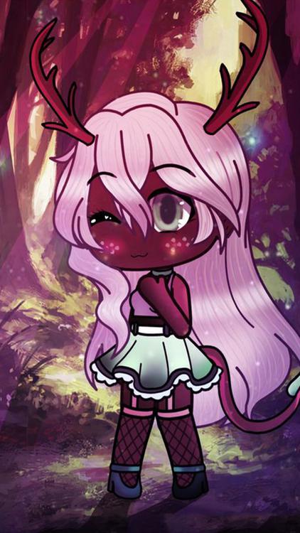 Gacha Life Lunime Pink wallpaper