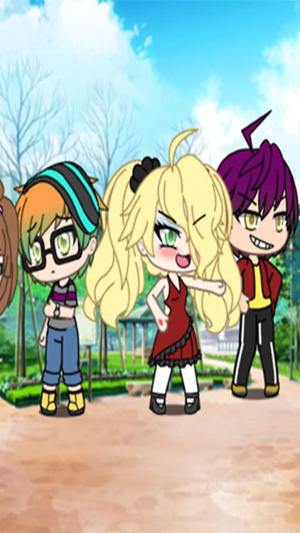 Gacha Life Lunime Orange wallpaper