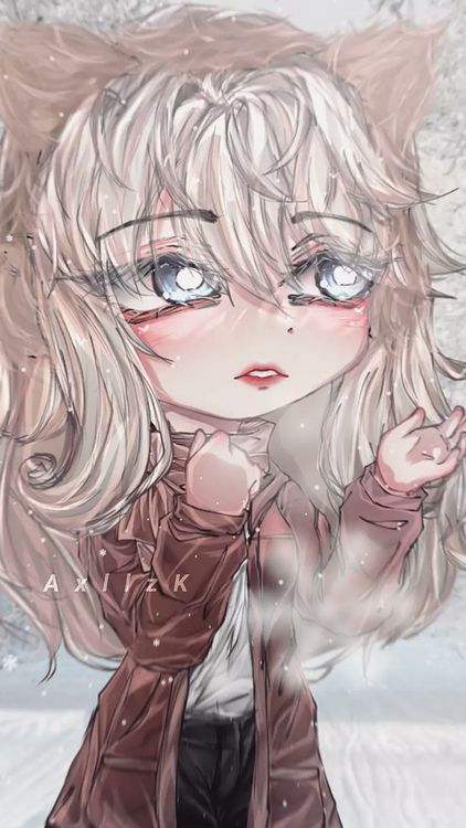 Gacha Life MyLittleGachaGirl Gray wallpaper