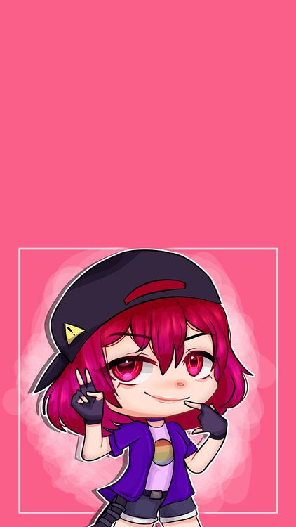 Gacha Life MyLittleGachaGirl Pink wallpaper