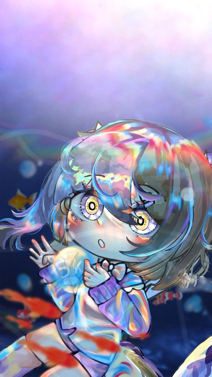 Gacha Life MyLittleGachaGirl White wallpaper