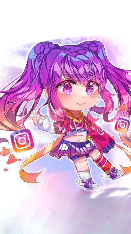 Gacha Life MyLittleGachaGirl White wallpaper