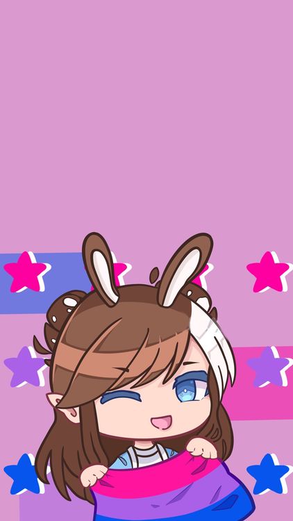 Gacha Life MyLittleGachaGirl Pink wallpaper